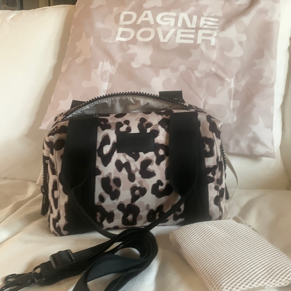 Dagne Dover small Landon in leopard print NWOT